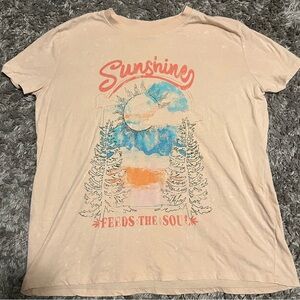 Maurices Peach and Coral Top